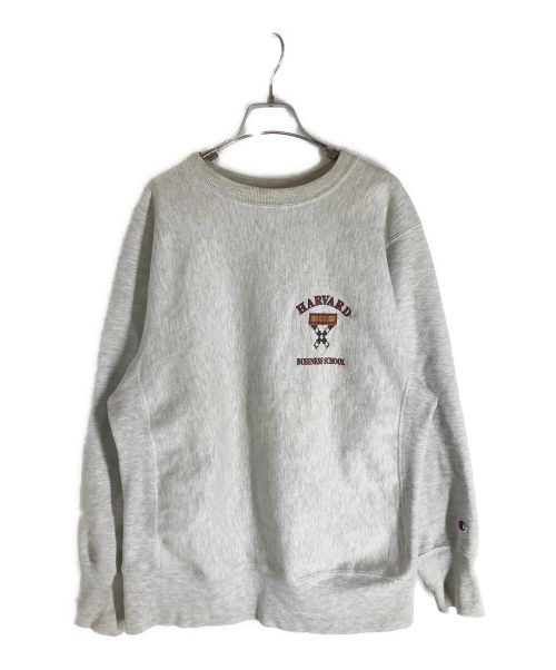 Champion REVERSE WEAVE（チャンピオン リバース ウィーブ）Champion REVERSE WEAVE (チャンピオンリバースウィーブ) 90sカレッジプリントスウェット グレー サイズ:Lの古着・服飾アイテム