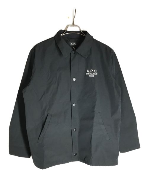 A.P.C.（アーペーセー）A.P.C. (アー・ペー・セー) ナイロンコーチジャケット ブラック サイズ:Sの古着・服飾アイテム