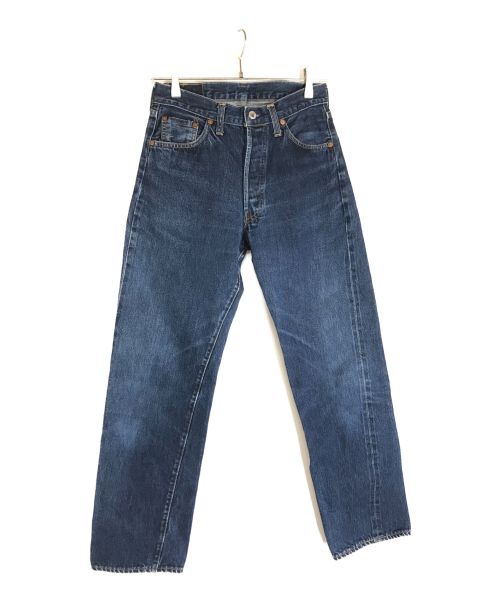 LEVI'S（リーバイス）LEVI'S (リーバイス) 501XX復刻デニムパンツ ボタン裏555刻印 バレンシア工場1998年2月製 アメリカ製 濃紺 インディゴ サイズ:W30の古着・服飾アイテム