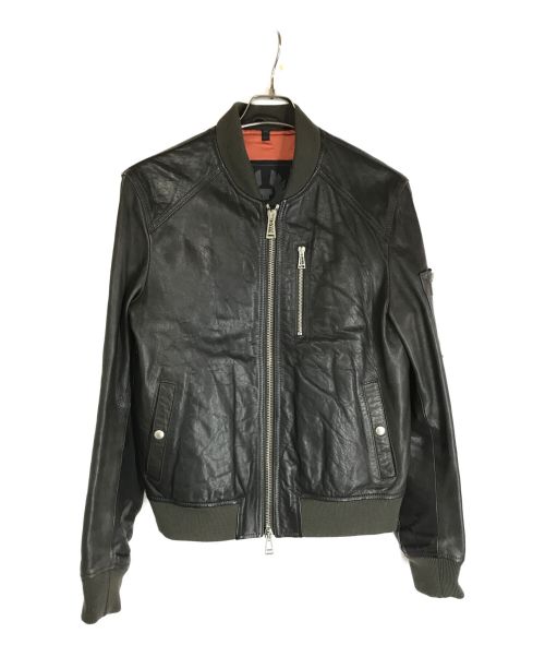 BELSTAFF（ベルスタッフ）BELSTAFF (ベルスタッフ) レザー MA-1 ジャケット ブラウン サイズ:46の古着・服飾アイテム