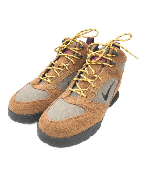 NIKE ACG（ナイキエージーシー）NIKE ACG (ナイキエージーシー) ハイカットトレッキングスニーカー ブラウン×グレー サイズ:26.5cmの古着・服飾アイテム