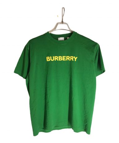 【中古・古着通販】BURBERRY (バーバリー) ロゴTシャツ グリーン 