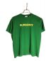 BURBERRY（バーバリー）の古着「ロゴTシャツ」｜グリーン