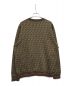 BURBERRY (バーバリー) モノグラムクルーネックセーター 8023879 MONOGRAM JAQUARD-KNIT ベージュ×ブラウン サイズ:L：33000円