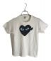 PLAY COMME des GARCONS（プレイ コムデギャルソン）の古着「ロゴプリントｔシャツ」｜ホワイト