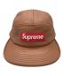 SUPREME (シュプリーム) LEATHER CAMP CAP ブラウン：11000円