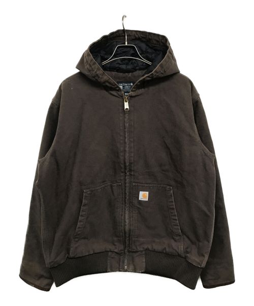 CarHartt（カーハート）CarHartt (カーハート) WASHED DUCK INSULATED ACTIVE JACKET ブラウン サイズ:Lの古着・服飾アイテム