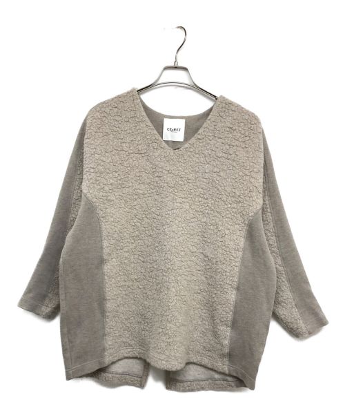 CEaRET（CEaRET）CEaRET (CEaRET) oa Docking Pullover ベージュ サイズ:2の古着・服飾アイテム