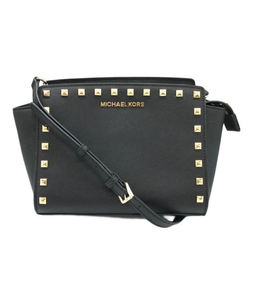 MICHAEL KORS（マイケルコース）MICHAEL KORS (マイケルコース) ショルダーバッグ ブラックの古着・服飾アイテム