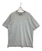 stussyステューシー）の古着「STOCK LOGO SS CREW クルーネックTシャツ」｜グレー