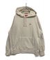 SUPREME（シュプリーム）の古着「スモールボックロゴパーカー　22AW　　SMALL BOX LOGO HOODIE　プルオーバ― パーカー　RN101837」｜アイボリー