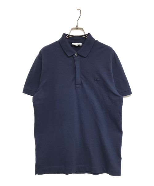 LACOSTE（ラコステ）LACOSTE (ラコステ) レギュラーフィットストレッチパリポロシャツ　PH5522 ネイビー サイズ:4の古着・服飾アイテム