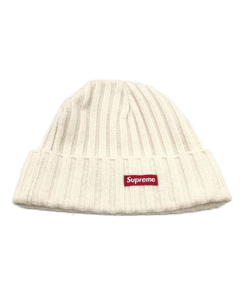 SUPREME（シュプリーム）SUPREME (シュプリーム) カシミヤボックスロゴビーニー アイボリーの古着・服飾アイテム