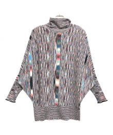 missoni（ミッソーニ）の古着「タートルネックニット　OP MD HA0110」｜パープル