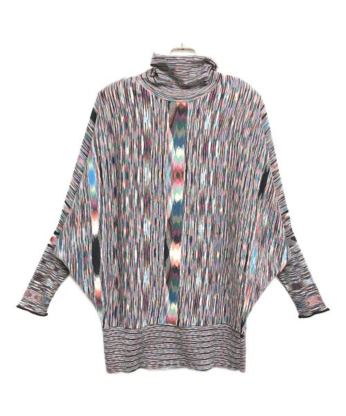 missoni（ミッソーニ）missoni (ミッソーニ) タートルネックニット　OP MD HA0110 パープル サイズ:42の古着・服飾アイテム