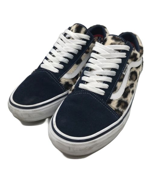 SUPREME（シュプリーム）SUPREME (シュプリーム) VANS (バンズ) 23AW コラボローカットスニーカー Leopard Old Skool Navy レオパード オールドスクール ネイビー サイズ:28cmの古着・服飾アイテム