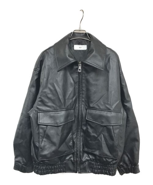 SLY（スライ）SLY (スライ) FAUX LEATHER ZIP UP ブルゾン ブラック サイズ:FREEの古着・服飾アイテム