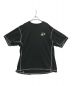 stussy×MOUNTAIN HARD WEAR（ステューシー×マウンテンハードウェア）の古着「コラボバックプリントTシャツ　	23COM0335」｜ブラック×イエロー