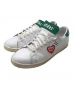 adidas Originals×HUMAN MADEアディダス オリジナル × ヒューマンメイド）の古着「Stan Smith HUMAN MADE コラボローカットスニーカー FY0734 スタンスミス」｜ホワイト×グリーン