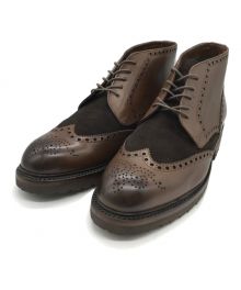 BENSON SHOES（ベンソンシューズ）の古着「ALEX ウィングチップシューズ　97112-ST」｜ブラウン