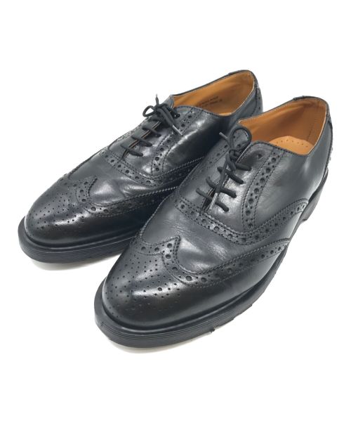 Dr.Martens（ドクターマーチン）Dr.Martens (ドクターマーチン) 5ホールウィングチップシューズ ブラック サイズ:UK6 (25cm)の古着・服飾アイテム