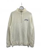 SUPREMEシュプリーム）の古着「HALF ZIP MOCK NECK SWEATER　16AW」｜ホワイト