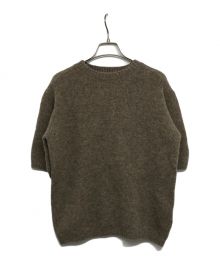 MADISON BLUE（マディソンブルー）の古着「22SS SHAGGY CREW NECK S／S PO MB194-8009」｜ベージュ