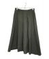 LAD MUSICIAN（ラッドミュージシャン）の古着「WOOL GABARDINE ASYMMETRY CULOTTE　2119-555」｜カーキ