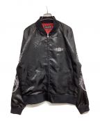 THE BLACK EYE PATCHブラックアイパッチ）の古着「スーベニアジャケット 24SS EMBROIDERED TOKYO SOUVENIR JACKET」｜ブラック