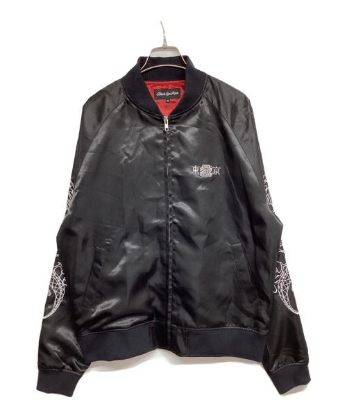 THE BLACK EYE PATCH（ブラックアイパッチ）THE BLACK EYE PATCH (ブラックアイパッチ) スーベニアジャケット 24SS EMBROIDERED TOKYO SOUVENIR JACKET ブラック サイズ:Mの古着・服飾アイテム