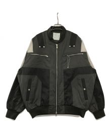 UNDERMYCAR（アンダーマイカー）の古着「MULTI BLOCK POCKET TURTLE BOMBER」｜グレー