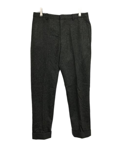 kenneth field（ケネスフィールド）kenneth field (ケネスフィールド) Trim Trousers FOX社生地  グレー サイズ:W33の古着・服飾アイテム