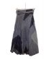 tricot COMME des GARCONS（トリココムデギャルソン）の古着「05AW Velour Quilting Skirt TP-S021 AD2005」｜ブラック