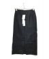 JOHN LAWRENCE SULLIVAN (ジョンローレンスサリバン) Wool stripe cut-off skirt　2D015-0623-05 グレー サイズ:XS：14000円