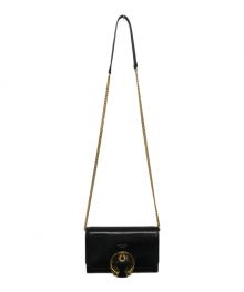 JIMMY CHOO（ジミーチュウ）の古着「Madeline Goatskin Leather Shoulder Bag」