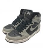 NIKEナイキ）の古着「AIR JORDAN 1 RETRO HIGH OG 555088-035」｜グレー×ブラック