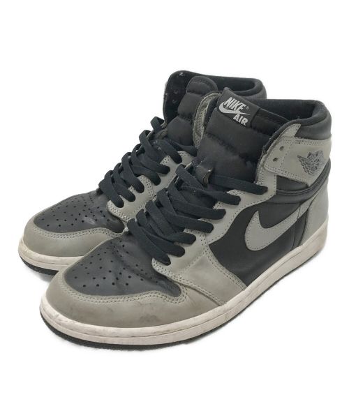 NIKE（ナイキ）NIKE (ナイキ) AIR JORDAN 1 RETRO HIGH OG 555088-035 グレー×ブラック サイズ:27.0cmの古着・服飾アイテム