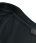 中古・古着 PRADA (プラダ) ポロシャツ ロゴポロシャツ ロゴプレート ブラック×レッド サイズ:XL：7000円