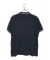 PRADA (プラダ) ポロシャツ ロゴポロシャツ ロゴプレート ネイビー×ブルー サイズ:XL：7000円