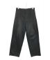 stussy（ステューシー）の古着「Twill Volume Pleated Trouser　	116587」｜ブラック