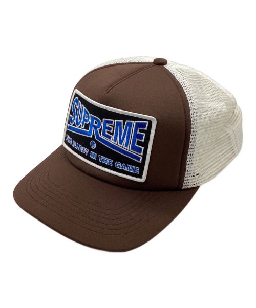 SUPREME（シュプリーム）SUPREME (シュプリーム) Illest Mesh Back 5-Panel　22SS ベージュ×ホワイトの古着・服飾アイテム