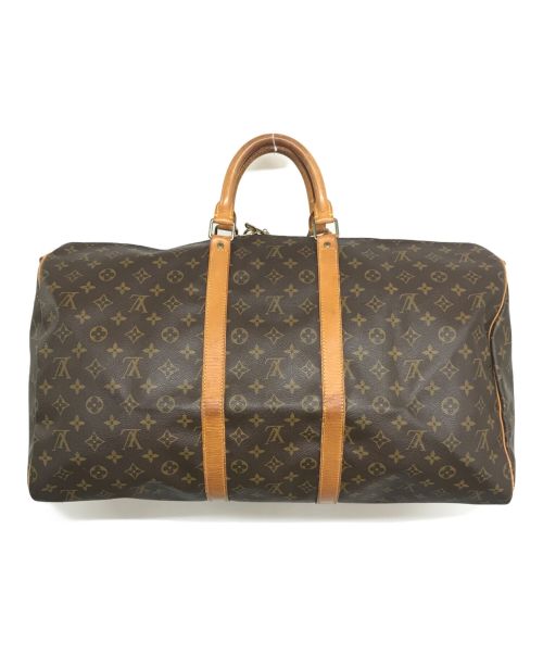 LOUIS VUITTON（ルイ ヴィトン）LOUIS VUITTON (ルイ ヴィトン) キーポル・バンドリエール55 M41414 ブラウンの古着・服飾アイテム