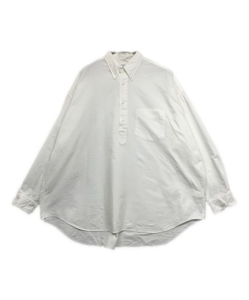 Graphpaper（グラフペーパー）Graphpaper (グラフペーパー) Oxford Oversized B.D Pullover Shirt　GM233-50025B ホワイト サイズ:Fの古着・服飾アイテム