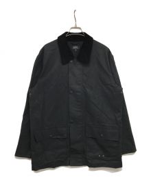 A.P.C.（アーペーセー）の古着「オイルドジャケット」｜ブラック