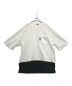 COMME des GARCONS HOMME（コムデギャルソン オム）の古着「異素材切り替えTシャツ HM-T021」｜ホワイト