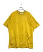 JOHN LAWRENCE SULLIVANジョンローレンスサリバン）の古着「LOGO JACQUARD T-SHIRT」｜イエロー