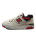 NEW BALANCE (ニューバランス) BB550VTB 復刻バスケットボールシューズ ホワイト×レッド サイズ:24.5D：6000円