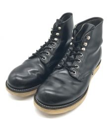 RED WING（レッドウィング）の古着「6" Classic Round 8165 刺繍羽タグ 8165 クラシック ラウンド ワークブーツ アイリッシュセッター」｜ブラック