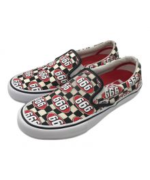 SUPREME×VANS（シュプリーム×バンズ）の古着「666 Slip-On」｜レッド×ベージュ