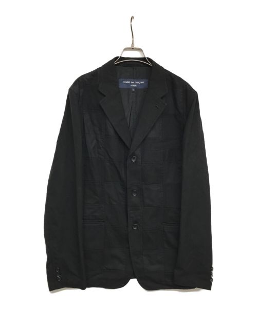 COMME des GARCONS HOMME（コムデギャルソン オム）COMME des GARCONS HOMME (コムデギャルソン オム) 3Bパッチワークジャケット HR-J083 AD2006 ブラック サイズ:Lの古着・服飾アイテム